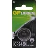Elementas GP LITHIUM CR2430, 3V