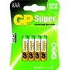 Gold Peak GP elementai, šarminiai AAA, LR3 1,5V, 4vnt