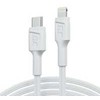 Green Cell Žalias Cell Kabelis Baltas USB-C – Lightning MFi 1m per Apple iPhone Žalias Cell PowerStream, su greitu Power Delivery įkrovimu