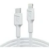 Green Cell Žalias Cell Kabelis Baltas USB-C – Lightning MFi 1m per Apple iPhone Žalias Cell PowerStream, su greitu Power Delivery įkrovimu