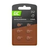 Green Cell klausos aparato baterijos, 1.45 V, 160 mAh, dydis 312 (PR41, P312, ZL3), cinko-oro (6 vnt.)
