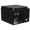 Green Cell Žalias Cell Žalias Cell ® akumuliatorius AGM VRLA 12V 26Ah