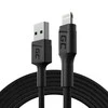 Green Cell Žalias Cell GREENCELL laidas GC PowerStream USB-A – Lightning 200cm Apple 2.4A