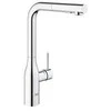 Virtuvės plautuvės maišytuvas su ištraukiama žarna Grohe Essence, 30270000, chromas