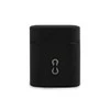 Juodas Saffiano AirPods dėklas su logotipu
