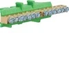 Hager Jungiamoji juosta 13 skylių žalia 6 x 16mm2 7 x 10mm2 (KM13E)