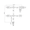 Laikiklis Multibrackets MB DESKMOUNT BASIC QUAD Juodas MAX 7.5KG