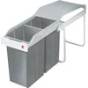 Hailo Spintelės šiukšliadėžė Multi-Box Duo, kreminė, 2x14l, L dydžio