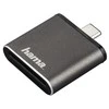 Hama 00124186 – SD,SDHC,SDXC – Pilka – 2400 Mbit/s – Metalas – USB 3.2 Gen 1 (3.1 Gen 1) Type-C – 34,3 mm