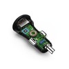 HAMA QUICK CHARGE 3A AUTOMOBILINIS KROVIMAS + C TIPO KABELIS 1,5M