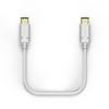 HAMA USB TYPE-C/TYPE-C CABLE 1.5M Baltas