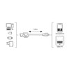 Hama microUSB 0.6m juoda