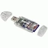 Hama USB 2.0 kortelių skaitytuvas 8in1 SD/Micro SD skaidrus 91092