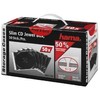 1x50 Hama CD Jewel Case SlimLine skaidrus-juodas 51269