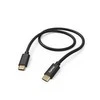 Hama Fabric USB-C- USB-C, nailonas, 1,5m, juoda