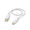 Hama Lankstus, USB-A - USB-C, 1,5m baltas