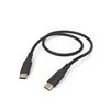 Hama Flexible, USB-C - USB-C, 1,5m juoda