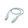 Hama Flexible, USB-C - USB-C, 1,5m, silikon, mėlyna