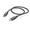 Hama USB-C - USB-C 1.5m, juoda