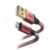 HAMA USB TYPE-C CABLE - APŠVIETIMO MFI 1,5 m Raudonas