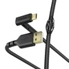 Hama Micro-USB įkrovimo ir duomenų kabelis 1,5 m, juodas