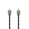 Hama HDMI 2.1 8K 2m, Ultra High Speed, juoda-pilka