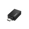 USB OTG ADAPTERIS HAMA MICRO WT. - USB-A 2.0 LIZDAS