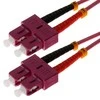helos LWL Patchkabel OM4 Duplex 3,0mm SC-SC 50/125µm erikaviolett 10m LSZH