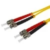 helos LWL Patchkabel OS2 Duplex 3,0mm ST-ST 9/125µm gelb 1m LSZH