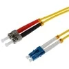 „helos“ optinio pluošto jungiamasis kabelis OS2 duplex 3,0 mm LC-ST 9/125 µm geltonas 20 m LSZH