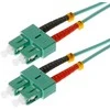helos LWL Patchkabel OM3 Duplex 3,0mm SC-SC 50/125µm aqua 3m LSZH