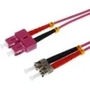 Helos 5 m OM4 SC/ST - 5 m - OM4 - SC - 2x ST - Vyras / Vyras - Violetinė