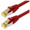 helos Patchkabel Cat 6a S/FTP RJ45 raudona 0,25m AWG26/7 LSZH GHMT