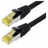 helos Patchkabel Cat 6a S/FTP RJ45 juodas 0,25m AWG26/7 LSZH GHMT