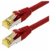 helos Patchkabel Cat 6a S/FTP RJ45 raudona 0,5m AWG26/7 LSZH GHMT