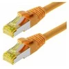 Helos 118104 pataisinis kabelis S/FTP CAT6A 5m geltonas
