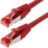 Helos CAT6 S/FTP (PIMF), 0,25 m, 0,25 m, Cat6, SF/UTP (S-FTP), RJ-45, RJ-45, raudonas
