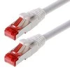 Helos pataisomasis kabelis S/FTP Cat 6 baltas 3,0m