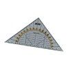 Herlitz Herlitz trikampio geometrija plastik( 16 centimetrų), nustatytas kvadratas (skaidrus)