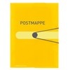 Herlitz Herlitz Gummizugmappe A4 PP Postmappe transparent gelb