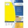 Herma Spalvotos etiketės A4, 105 x 148 mm, geltonos, nuimamos. - 4561.