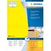 Herma Spalvotos etiketės A4, 199.6 x 143.5 mm, geltonos, tvirtos rankenos - 4565