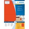 Herma Spalvotos etiketės A4, 199.6 x 143.5 mm, Raudona, tvirta rankena - 4567