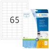 HERMA Adressetiketten Premium A4 baltas 38,1 x 21,2 mm 1625St.