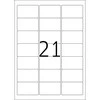 Herma Premium etiketės 5029, A4, adresas, balta, 63.5 x 38,1 mm, matinis popierius, 525 vnt. (5029)
