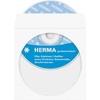 Herma CD/DVD rankovės 124x124 100 vnt baltos lipnios 1140