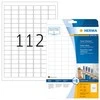Herma Aukštos rankenos etiketės A4, 25,4 x 16,9 mm, iš popieriaus - 10916