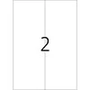 Herma Premium etiketės 4658, A4, baltos, 105 x 297 mm, matinis popierius, 200 vnt. (4658)