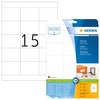 HERMA Etiketten Premium A4 baltas 70x50,8 mm Papier 375 St.