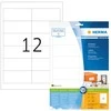 Herma Premium etiketės 8628, A4, baltos, 97 x 42.3 mm, matinis popierius, 120 vnt. (8628)